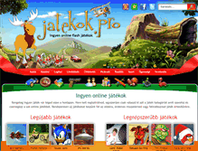 Tablet Screenshot of jatekok.pro